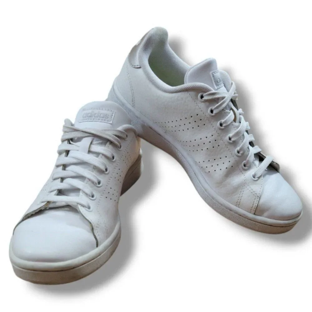 Adidas Shoes Size 7 Women's Adidas Advantage Sneakers F36226 White No Insoles